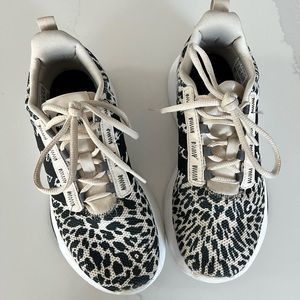 Adidas girls leopard sneakers.
